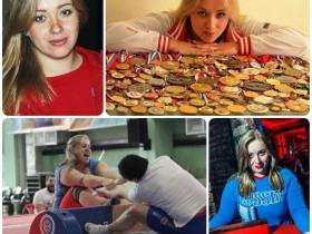 Московские спортсмены в сборной России по мас-рестлингу.