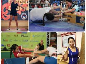 Московские спортсмены в сборной России по мас-рестлингу.