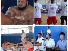 Мас–рестлинг в программе I Фестиваля национальных видов спорта и игр стран СНГ.