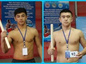 Юношеская сборная Казахстана по мас-рестлингу готова к бою.