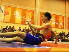 Мас-рестлинг на Играх нацелен на перспективу. Фото.