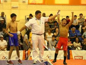 Мас-рестлинг на Играх нацелен на перспективу. Фото.