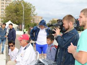 В Москве в честь Дня города проведен турнир по мас-рестлингу. Фото